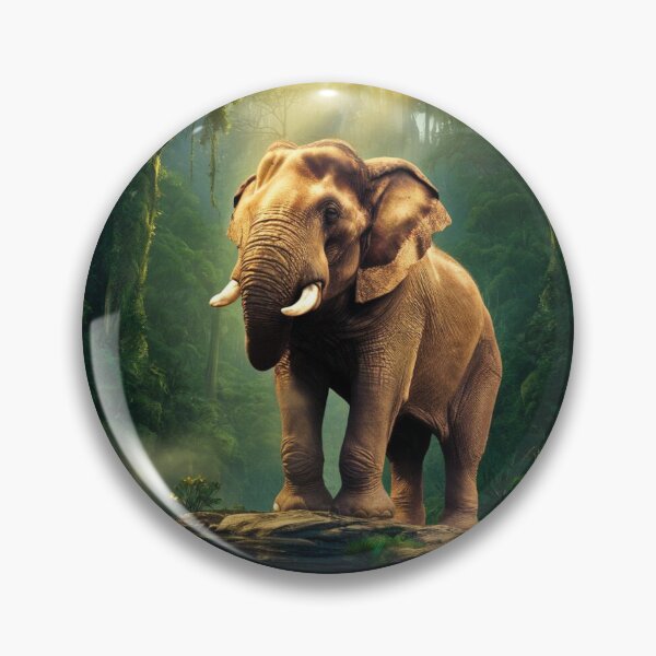 Item preview, Elephant Portrait. sunrise forest designed and sold by ElephantVibes.