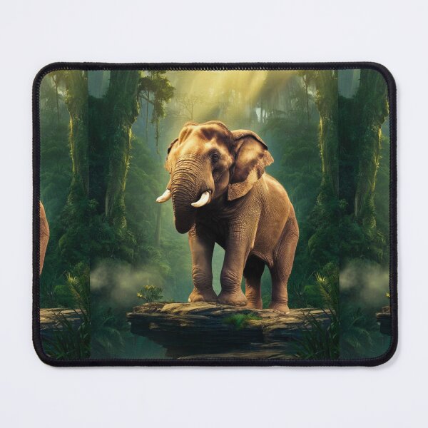 Item preview, Elephant Portrait. sunrise forest designed and sold by ElephantVibes.