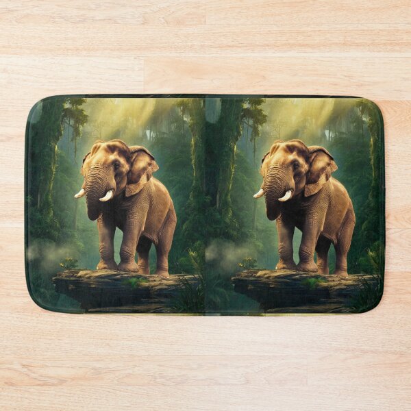 Item preview, Elephant Portrait. sunrise forest designed and sold by ElephantVibes.