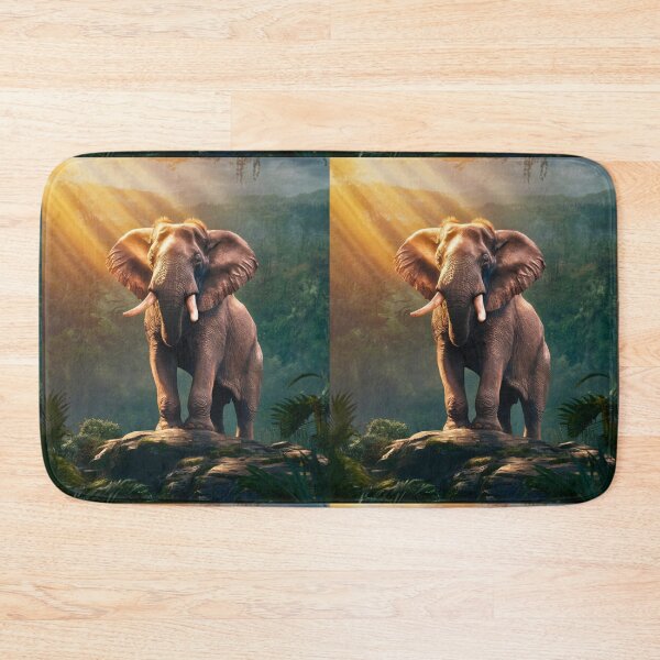 Item preview, Elephant Portrait. sunrise forest designed and sold by ElephantVibes.