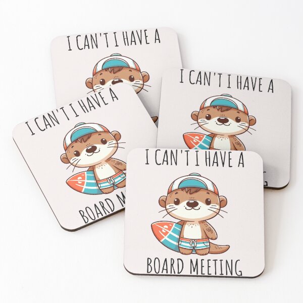Item preview, Surf Board Otter designed and sold by LemuellTrends.