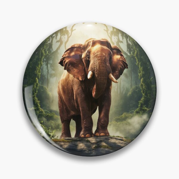 Item preview, Elephant Portrait. sunrise forest designed and sold by ElephantVibes.