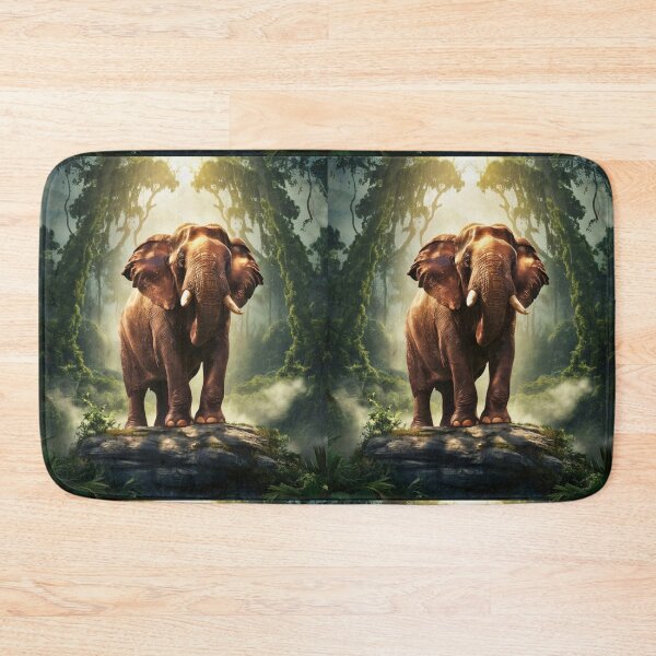 Item preview, Elephant Portrait. sunrise forest designed and sold by ElephantVibes.