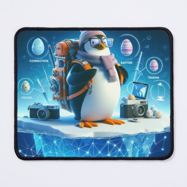 Item preview, Easter Funny animals Penguin with the Internet designed and sold by Expressions-Sel.