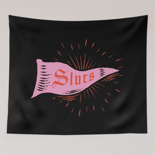Item preview, Sluts Pennant designed and sold by Yue Miko.