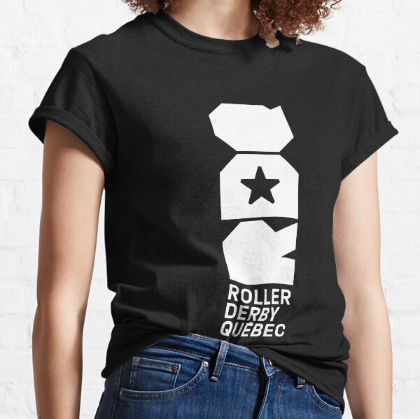 Item preview, Vertical RDQ logo (white) - Roller Derby Quebec designed and sold by RollerDerbyQc.