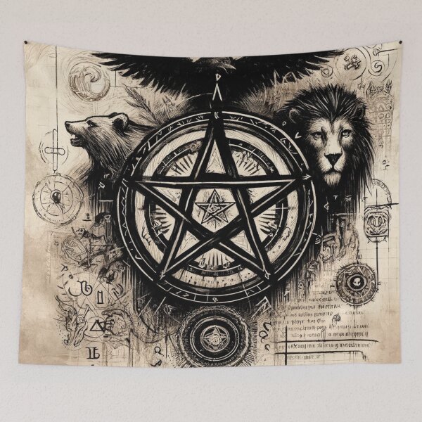 Item preview, Pentagram of Courage and Strength No. 2 designed and sold by SparkedVisions.