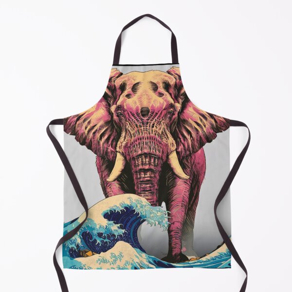 Item preview, Elephant Portrait. japanese art style, japanese wave designed and sold by ElephantVibes.