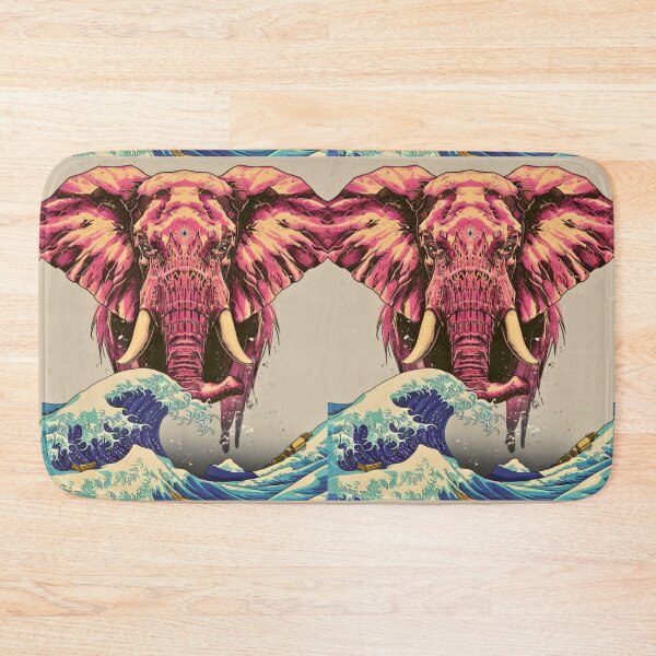 Item preview, Elephant Portrait. japanese art style, japanese wave designed and sold by ElephantVibes.