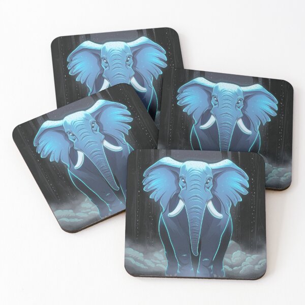 Item preview, Elephant Portrait. anime style designed and sold by ElephantVibes.