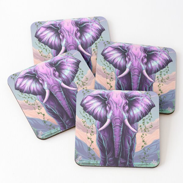 Item preview, Elephant Portrait. anime style, lightning elephant designed and sold by ElephantVibes.