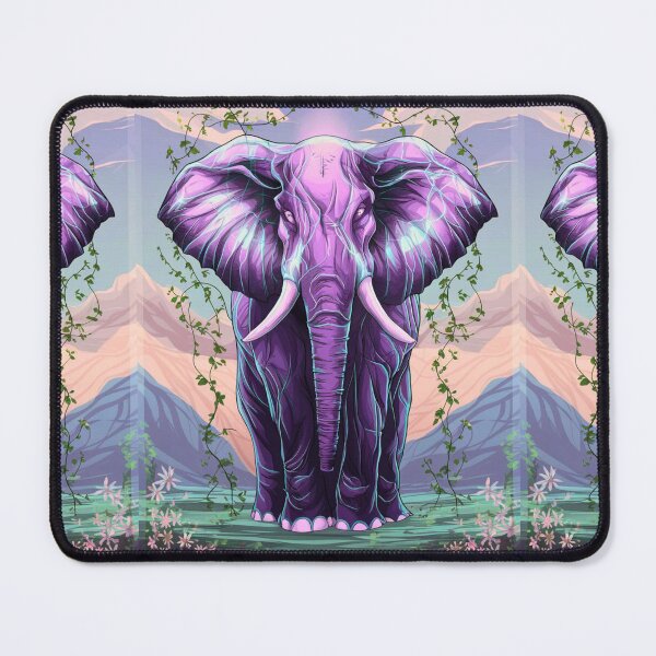 Item preview, Elephant Portrait. anime style, lightning elephant designed and sold by ElephantVibes.