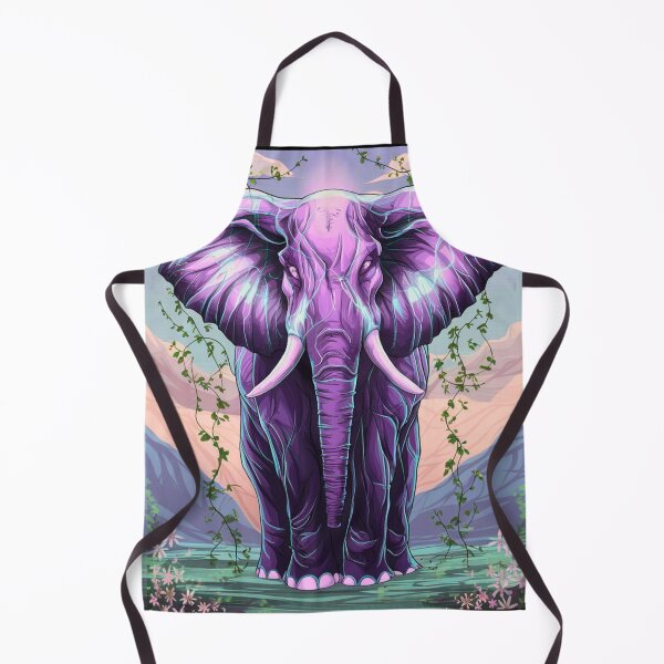Item preview, Elephant Portrait. anime style, lightning elephant designed and sold by ElephantVibes.