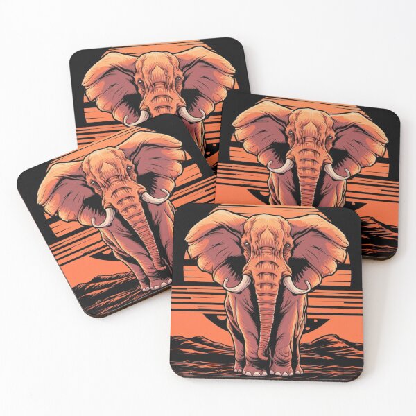 Item preview, Elephant Portrait. anime style designed and sold by ElephantVibes.