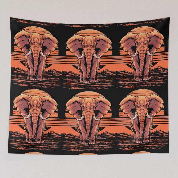 Item preview, Elephant Portrait. anime style designed and sold by ElephantVibes.