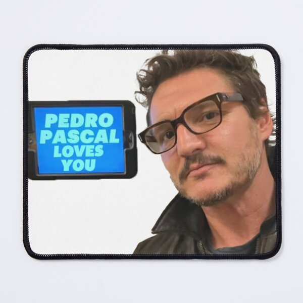 Item preview, PEDRO PASCAL LOVES YOU STICKER designed and sold by lessadesign.