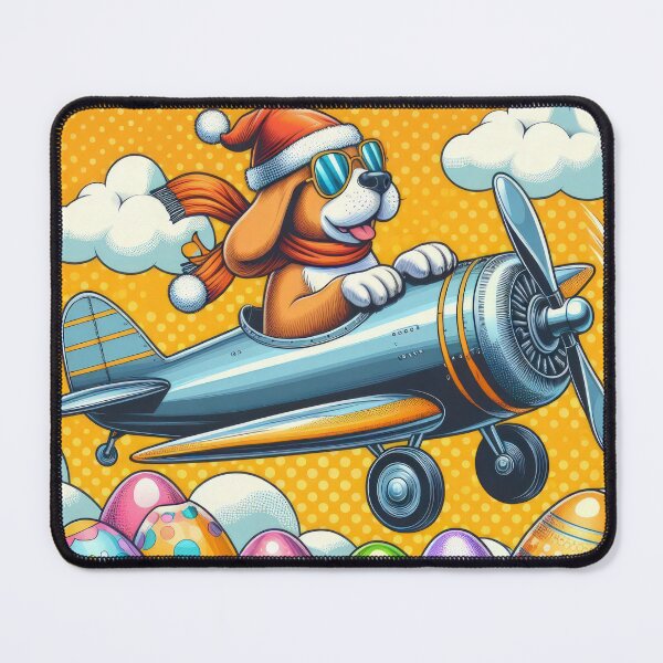 Item preview, Easter Funny animals Dog with airplane designed and sold by Expressions-Sel.