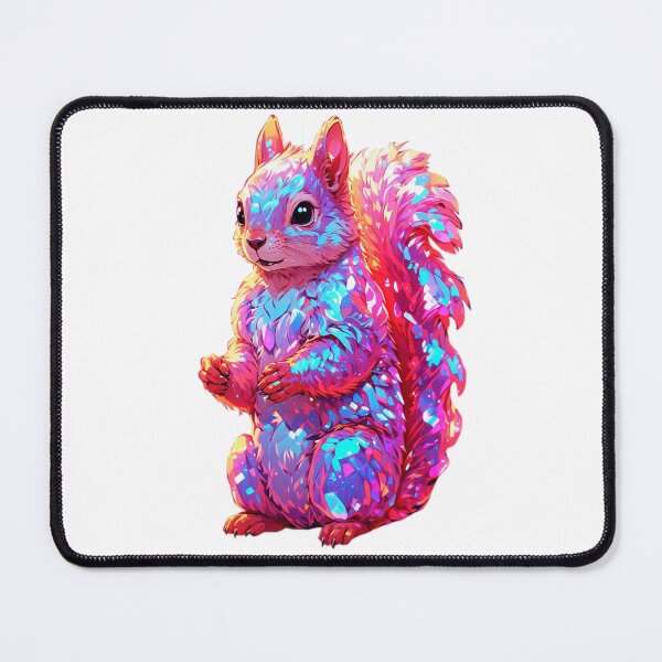 Item preview, Iridescent pink squirrel  designed and sold by LevCreates.