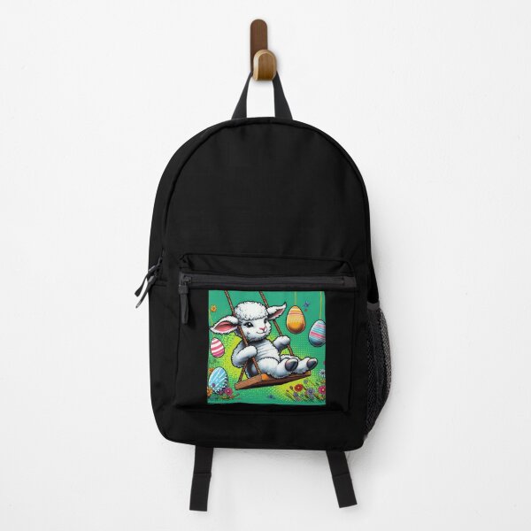 Item preview, lamb with swing Easter Funny animals designed and sold by Expressions-Sel.