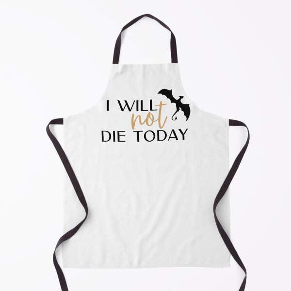 Item preview, I Will Not Die Today With Dragon Silhouette designed and sold by MyVioletSkies.