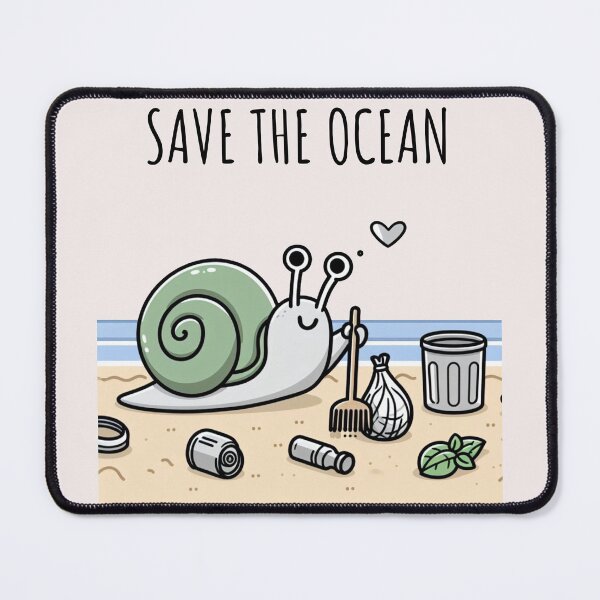 Item preview, Ocean Conservation Snail designed and sold by LemuellTrends.