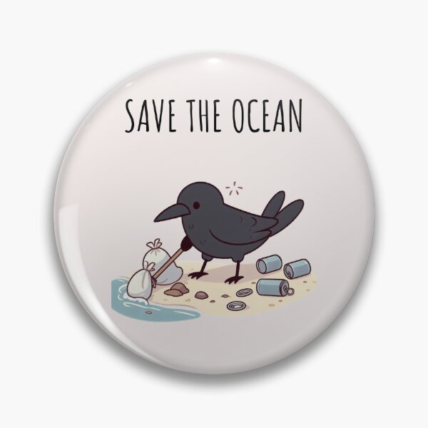 Item preview, Ocean Conservation Crow designed and sold by LemuellTrends.
