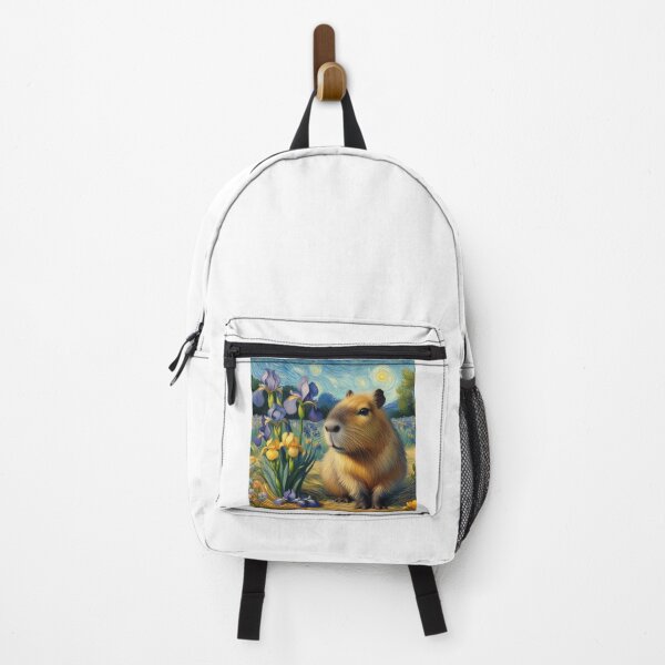 Item preview, Capybara ft. Van Gogh-Irises3 designed and sold by Capybara Art Lover.