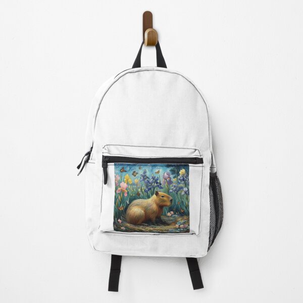 Item preview, Capybara ft. Van Gogh-Irises5 designed and sold by Capybara Art Lover.