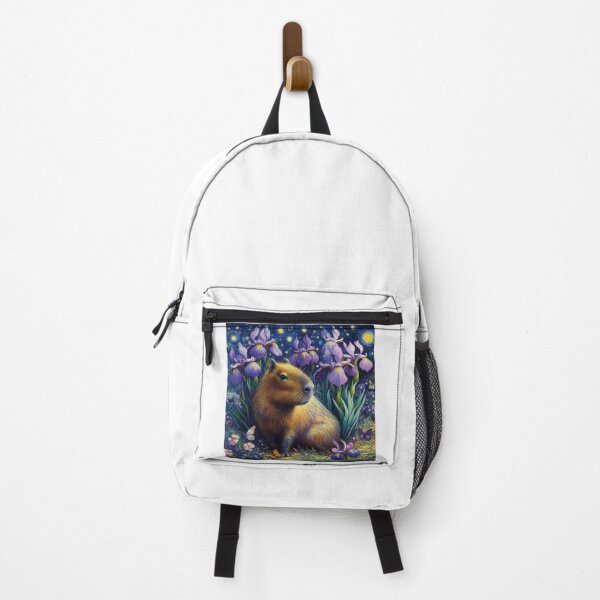 Item preview, Capybara ft. Van Gogh-Irises6 designed and sold by Capybara Art Lover.