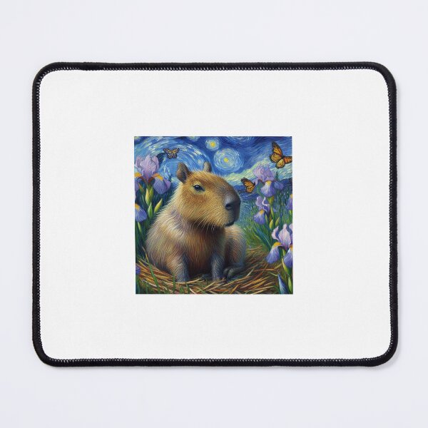 Item preview, Capybara ft. Van Gogh-Irises8 designed and sold by Capybara Art Lover.