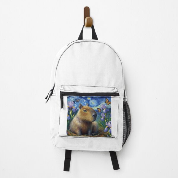 Item preview, Capybara ft. Van Gogh-Irises8 designed and sold by Capybara Art Lover.