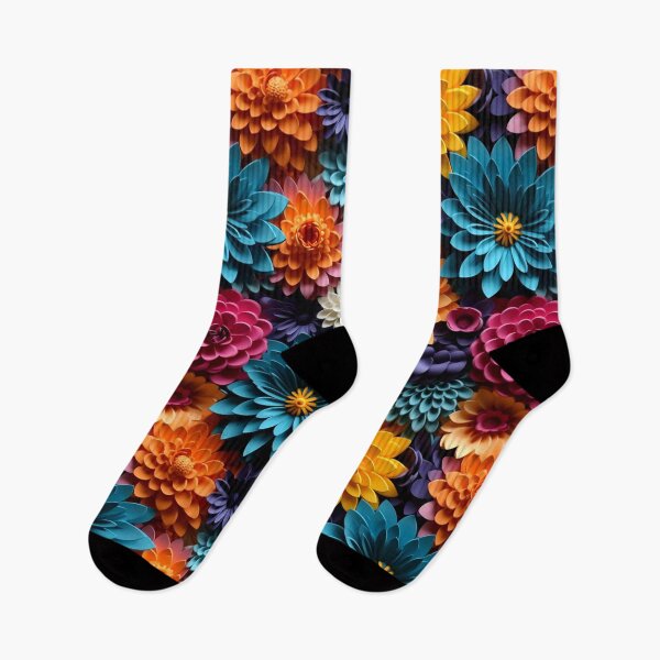 Item preview, Vibrant 3D Style Flower Aesthetic Pattern designed and sold by mondmakes.