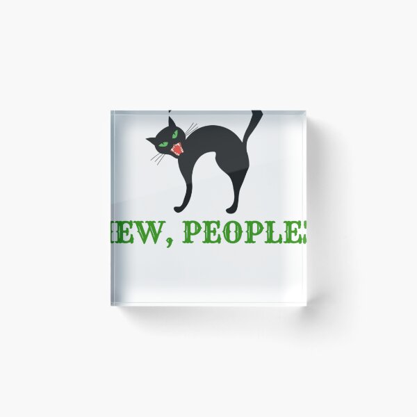 Item preview, Sarcastic Ew, People Hissing Black Cat    designed and sold by jbthgwctm.