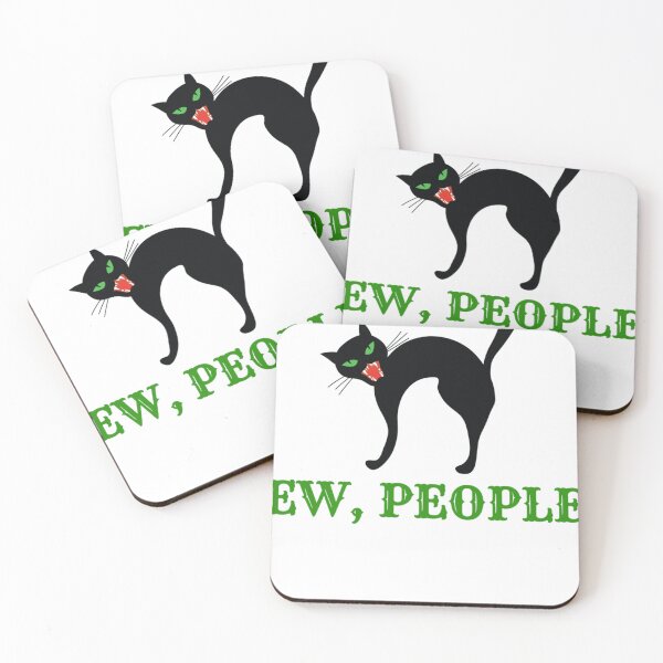 Item preview, Sarcastic Ew, People Hissing Black Cat    designed and sold by jbthgwctm.