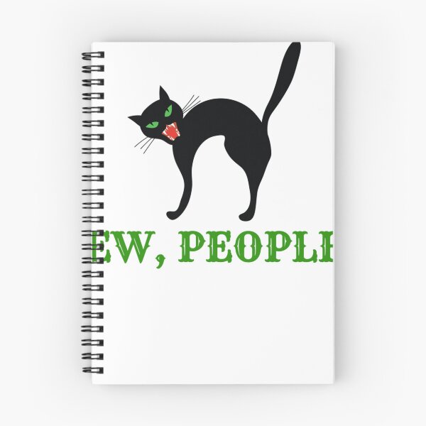 Item preview, Sarcastic Ew, People Hissing Black Cat    designed and sold by jbthgwctm.