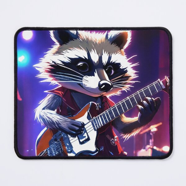 Item preview, Copy of Raccoon rock bassist designed and sold by Artbellachi.