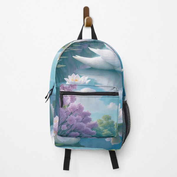 Item preview, The swan with blue lake. designed and sold by PatDoArt.