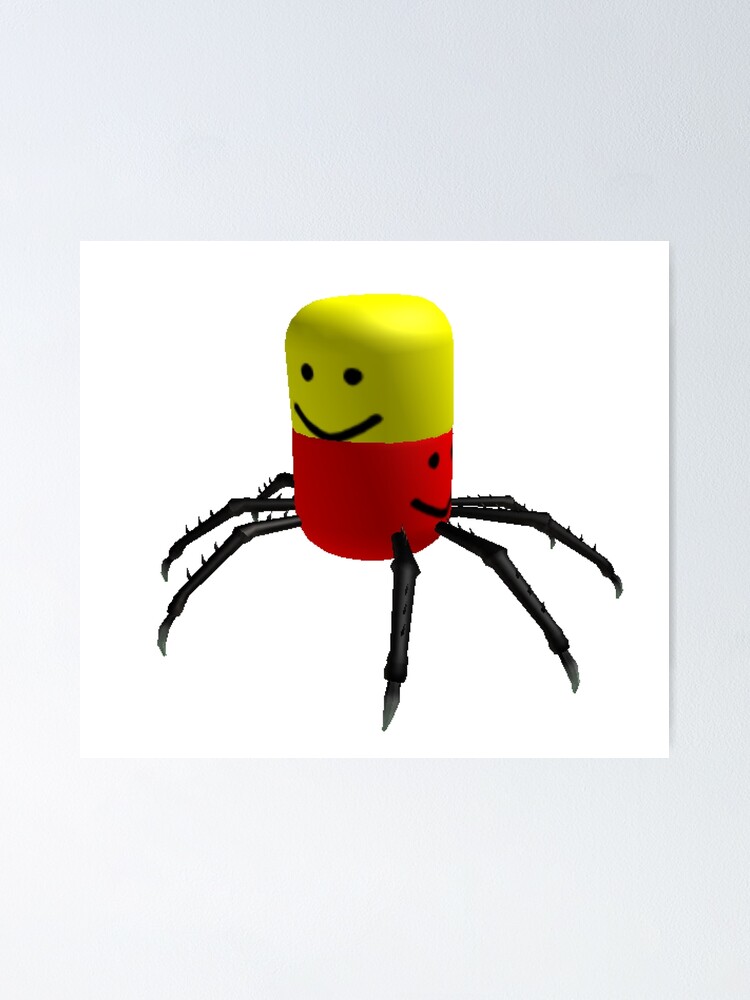 Despacito Spider Poster By Arceusgaming Redbubble - despacito spiders roblox