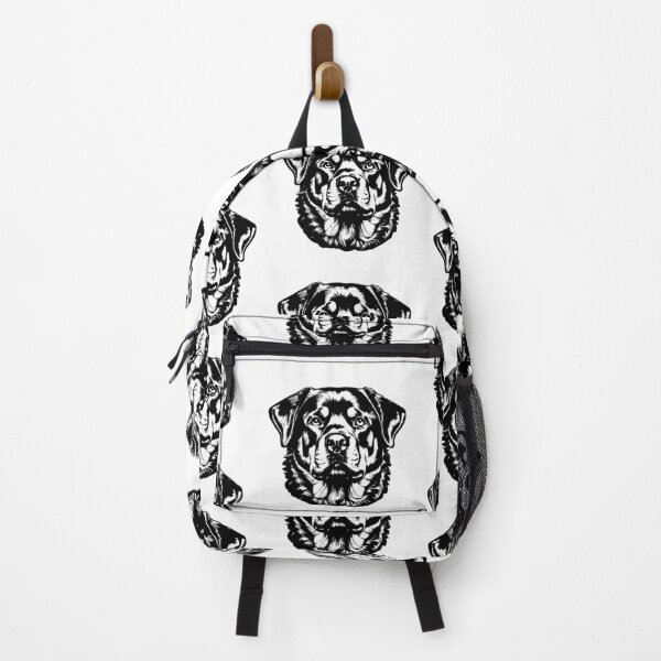 Item preview, Black and White Tattoo Rottweiler designed and sold by Grypis.