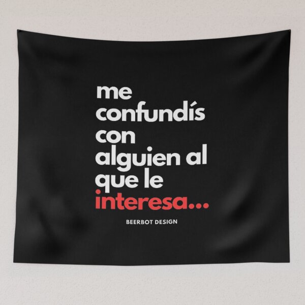 Item preview, Me confundis con alguien al que le interesa designed and sold by BeerBot.