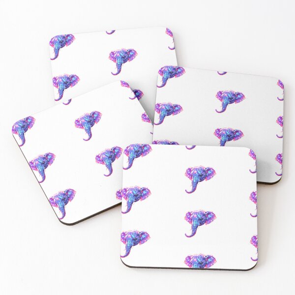 Item preview, Purple elephant head  designed and sold by LevCreates.