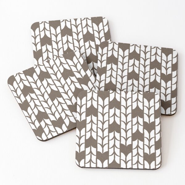 Item preview, Tulip Deco Pattern - Snow + Earth designed and sold by Irene Estelle.