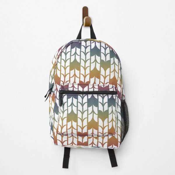 Item preview, Tulip Deco Pattern - Snow + Rainbow Sunset designed and sold by Irene Estelle.