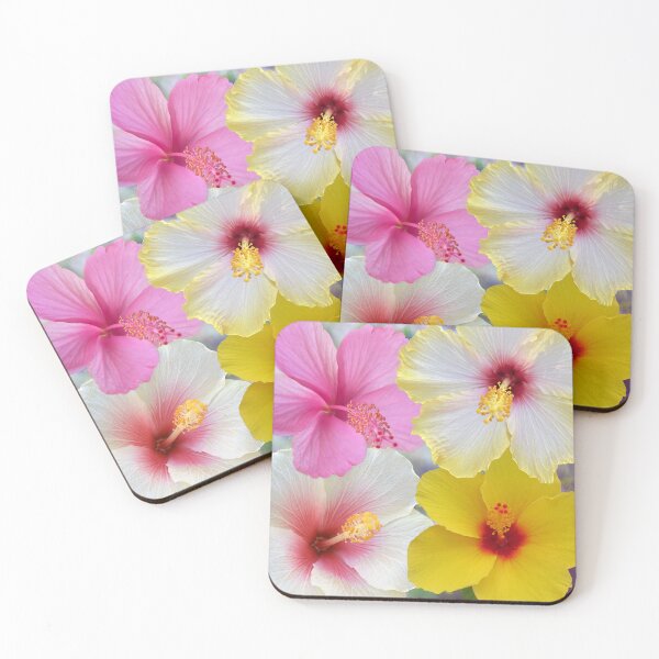 Item preview, Hibiscus Flowers Close Up designed and sold by WhiteSoftPetals.