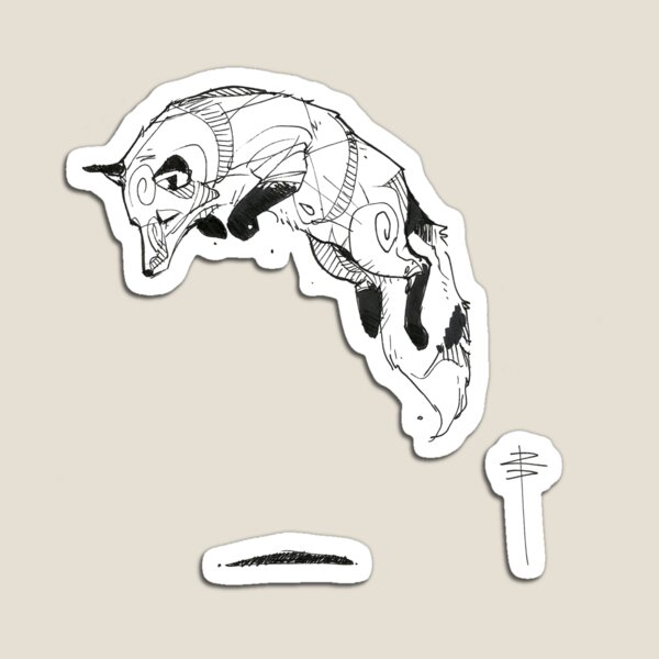 Fox Jump Magnet