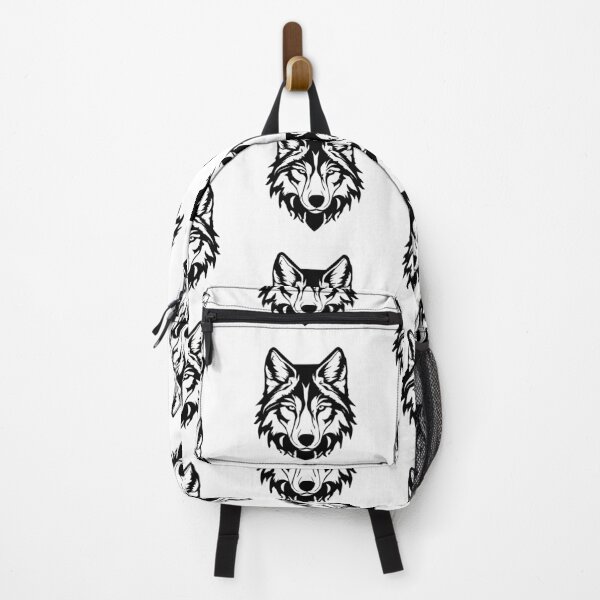 Item preview, Black and White Tattoo Wolf designed and sold by Grypis.