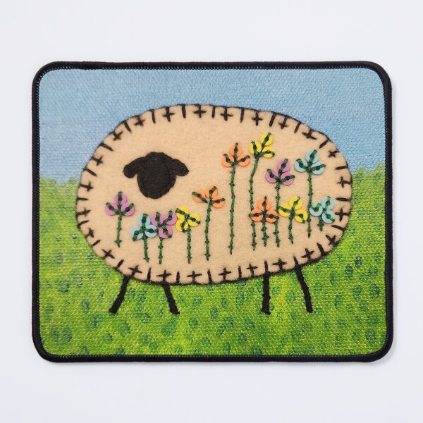 Item preview, Floral Sheep designed and sold by LaLaTextiles.