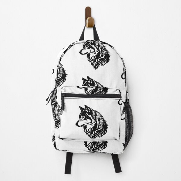 Item preview, Black and White Tattoo Wolf designed and sold by Grypis.