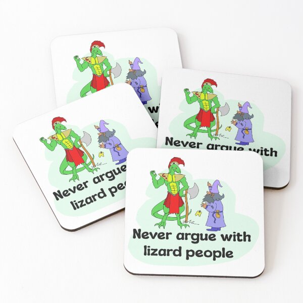 Item preview, Never Argue with Lizard People designed and sold by BrushAndPen.