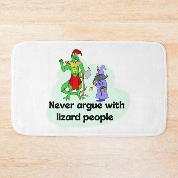 Item preview, Never Argue with Lizard People designed and sold by BrushAndPen.